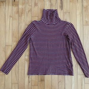 Everlane striped turtleneck, small